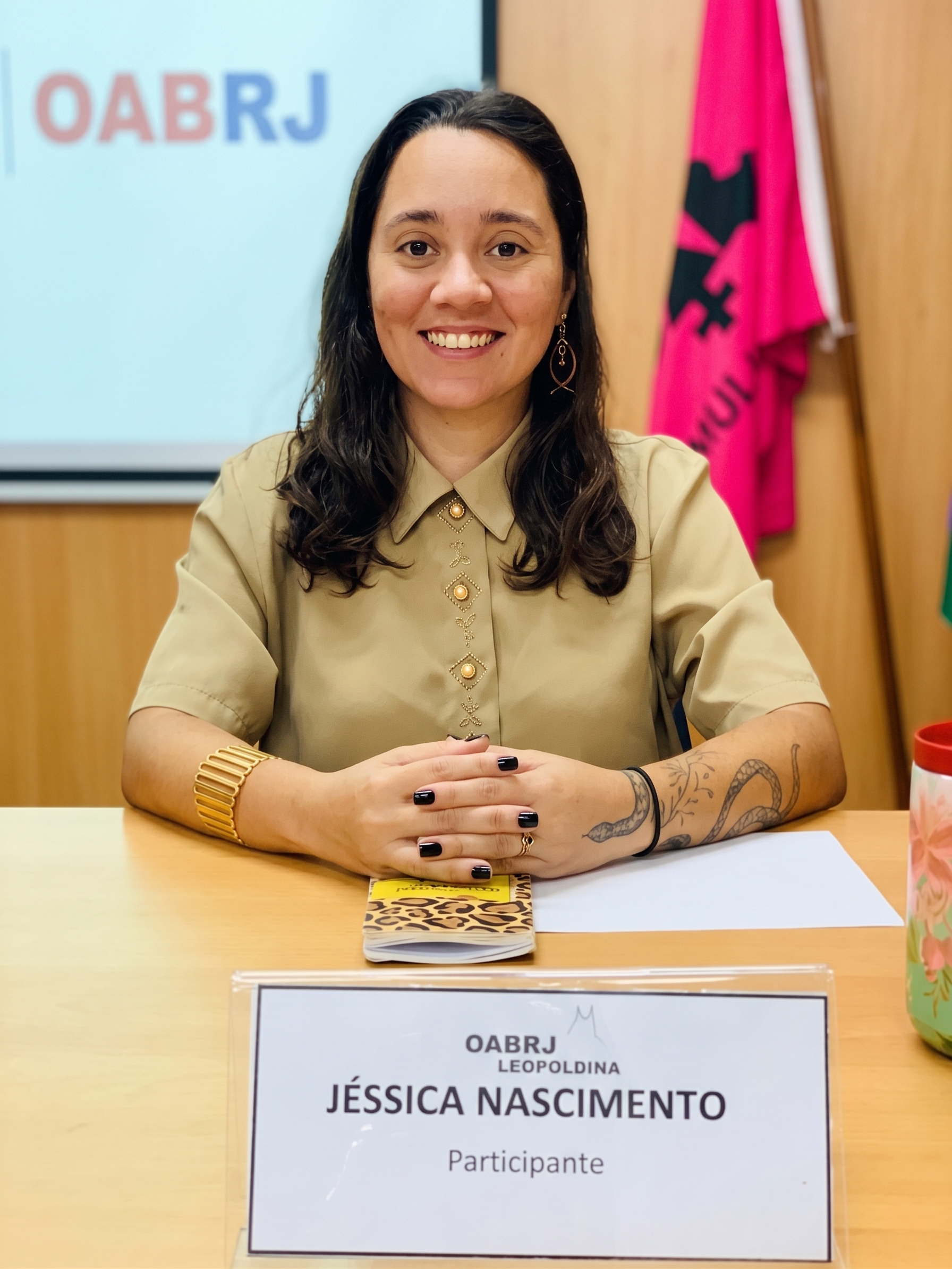 Dra. Jéssica Nascimento em painel da OABRJ Leopoldina